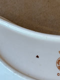 John Maddock and Sons Royal Vitreous Crescent Shaped Dish