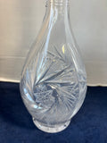 Tall Clear Glass Decanter