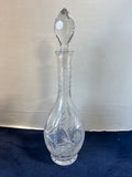 Tall Clear Glass Decanter