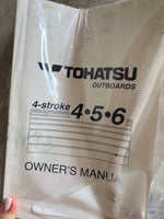 Tohatsu Four Stroke boat Motor with Cart