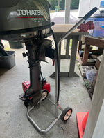 Tohatsu Four Stroke boat Motor with Cart