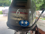 Tohatsu Four Stroke boat Motor with Cart