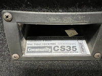 COMMUNITY CS35 2-WAY SPEAKER CABINET (150W, 8Ω, 15"), FULL RANGE