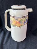 9-Piece Mikasa Intaglio Garden Harvest Coffee Pot & Mug Set