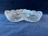 Oneida Crystal Southern Garden Heart Tray
