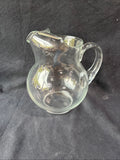 Clear Glass Pitcher W/Ice Lip