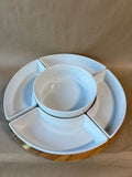 6-Piece Appetizer/Condiment Server