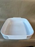 Corning Ware White A-21-B-N Open Roaster Pan