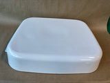 Corning Ware White A-21-B-N Open Roaster Pan