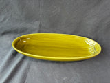 Italian Ceramic Olive Green Serving Tray
