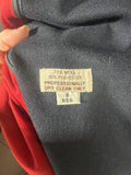 Red JoS. A. Bank Trench Coat with Belt and Wool Zip-in Lining - Women's Size 8