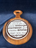 Teak Wood Cheese Board with Glass Dome *Read Description*