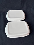 Pineapple Melamine Serving Tray And Appetizer Plates Lot- 9 PCs
