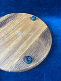 Teak Wood Cheese Board with Glass Dome *Read Description*