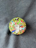 Murano Millefiori Style Glass Egg Paperweight