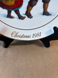 Lot Of 2 Avon Christmas Plates