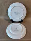 Lot Of 2 Avon Christmas Plates