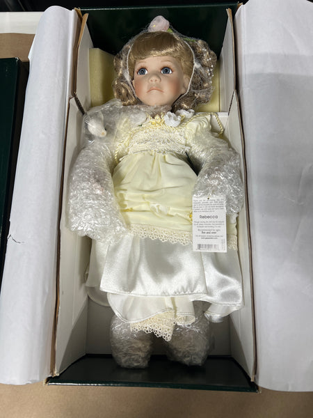 Rebecca a Collector Series Geppeddo Doll with Feather Wings and Certificate