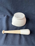 Milton Brook England Mortar & Pestle Set Unglazed Acid Stain Proof *Read Description*