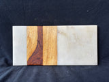 Be Home Marble & Wood Serving Board with Monogrammed “M” *Read Description*