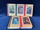 Lot Of A Series Of Unfortunate Events Books, Incomplete Set (5)