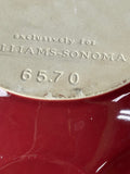 Emile Henry France for Williams Sonoma Ceramic Mixing Bowl