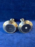 Short Brass Candlestick Holders
