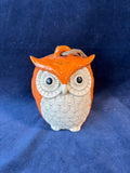 Hanging Owl Pottery Figurine