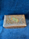 Hand Carved Wooden Elephant Trinket Box
