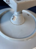 Limoges Floral Gold Trim Cake Pedestal Stand *Read Description*