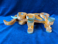 Wooden Toy Elephant On Wheels