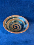 Studio Art Brown Glazed Pottery Trinket Dish