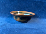Studio Art Brown Glazed Pottery Trinket Dish