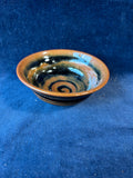 Studio Art Brown Glazed Pottery Trinket Dish