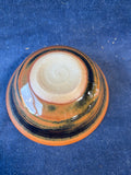 Studio Art Brown Glazed Pottery Trinket Dish