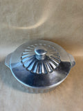 Wilton Armetale Pewter Ionic Round Covered Casserole Dish / Dutch Oven