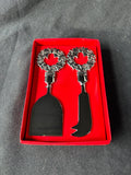 Colonial Williamsburg Ganz Cheese Knife Set Of 2