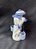 Chinese Porcelain Blue/White Fisherman Figurine *Read Description*