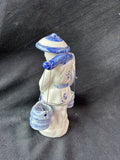 Chinese Porcelain Blue/White Fisherman Figurine *Read Description*