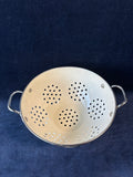 Apple Enamel Colander With Handles