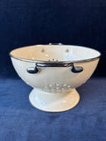 Apple Enamel Colander With Handles