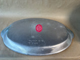 Wilton Armetale Scallop Handle Oval Serving Tray