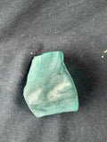 Siku Aqua Green Stone Etched Canadian Paperweight Handcrafted