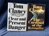 (A)Pair of Books By Tom Clancy