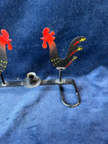 Multi Candlestick Holder Iron Rooster