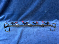 Multi Candlestick Holder Iron Rooster