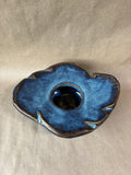 Pottery Flower Frog;Signed