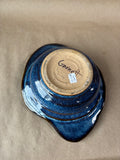 Pottery Flower Frog;Signed