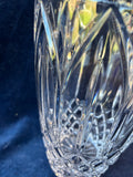 Heavy Cut Crystal Large Vase