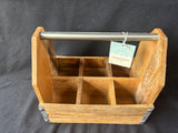 Cynthia Rowley 6-Compartment Wooden Caddy